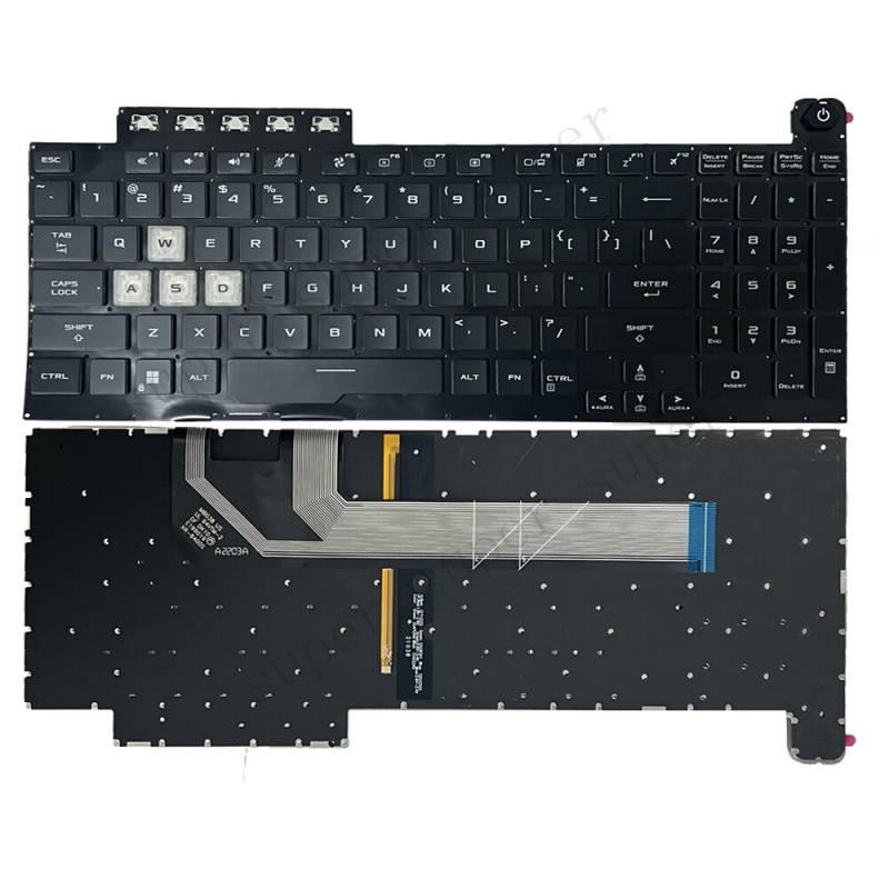 Gaming Keyboard Asus - Tastiera retroilluminata S++ nera US per