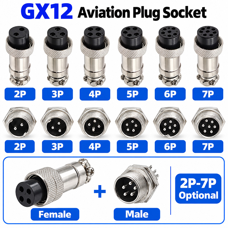 Aviator Connector Kit - 10 pezzi connettore circolare per aviazione