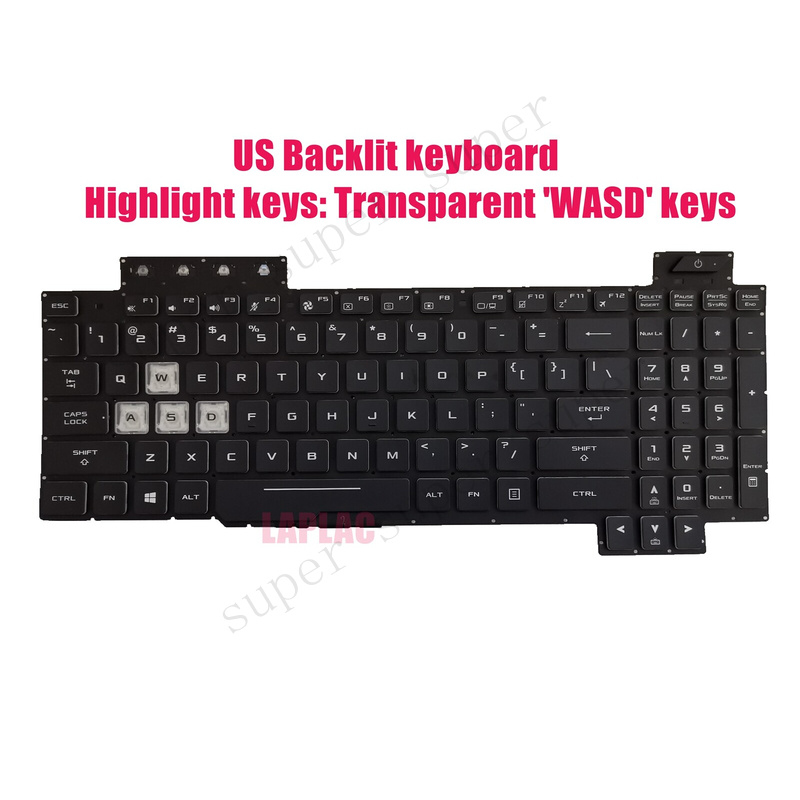Gaming Keyboard Asus - Tastiera retroilluminata SSS+ US per ASUS