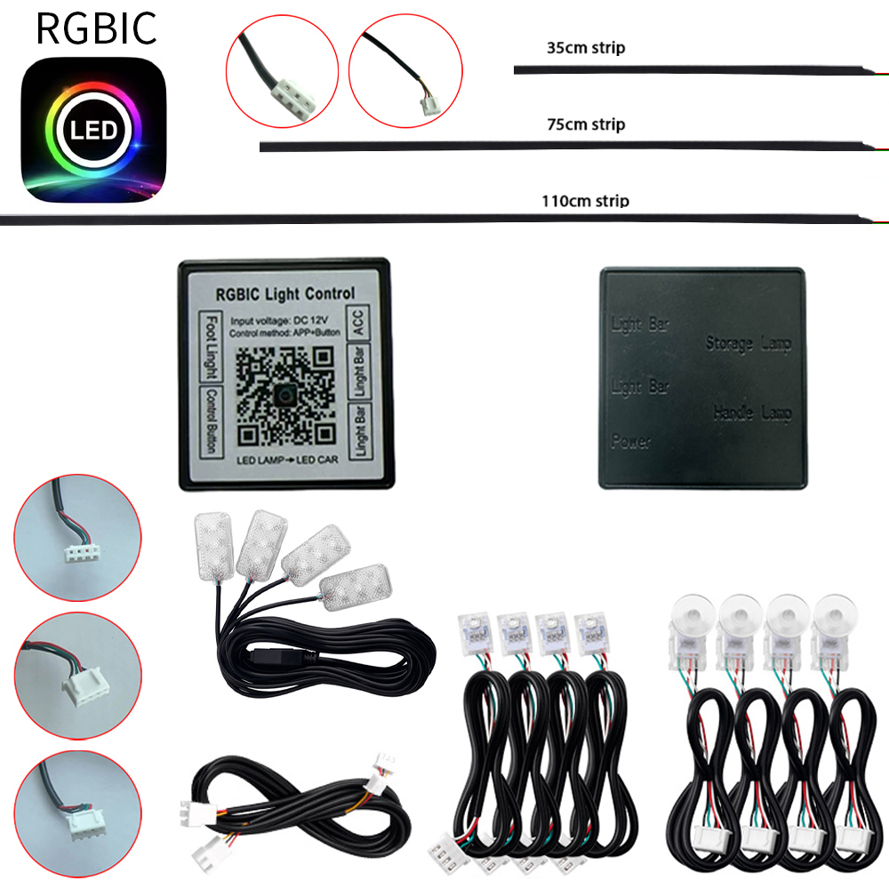 Rgb Underglow Strip - Streamer a colori Symphony RGBIC Accessori