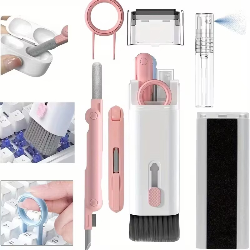 Keycap Puller Ring - Kit di pulizia 7 in 1
