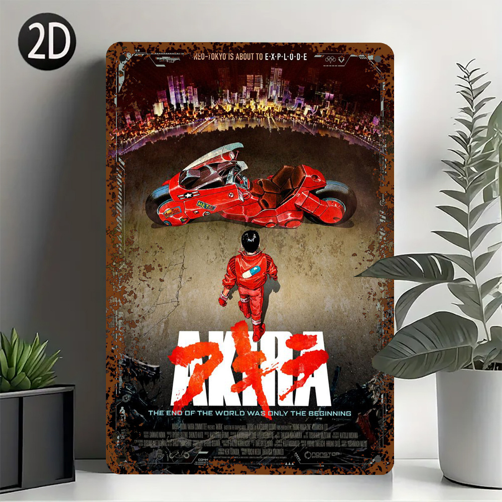 Brass Weight Plate - 1 targa in metallo con poster