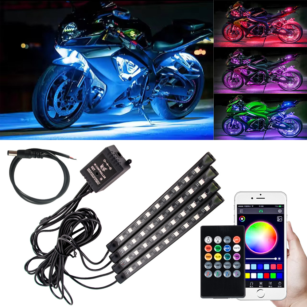 Rgb Underglow Strip - LED per moto, auto, atmosfera, luce