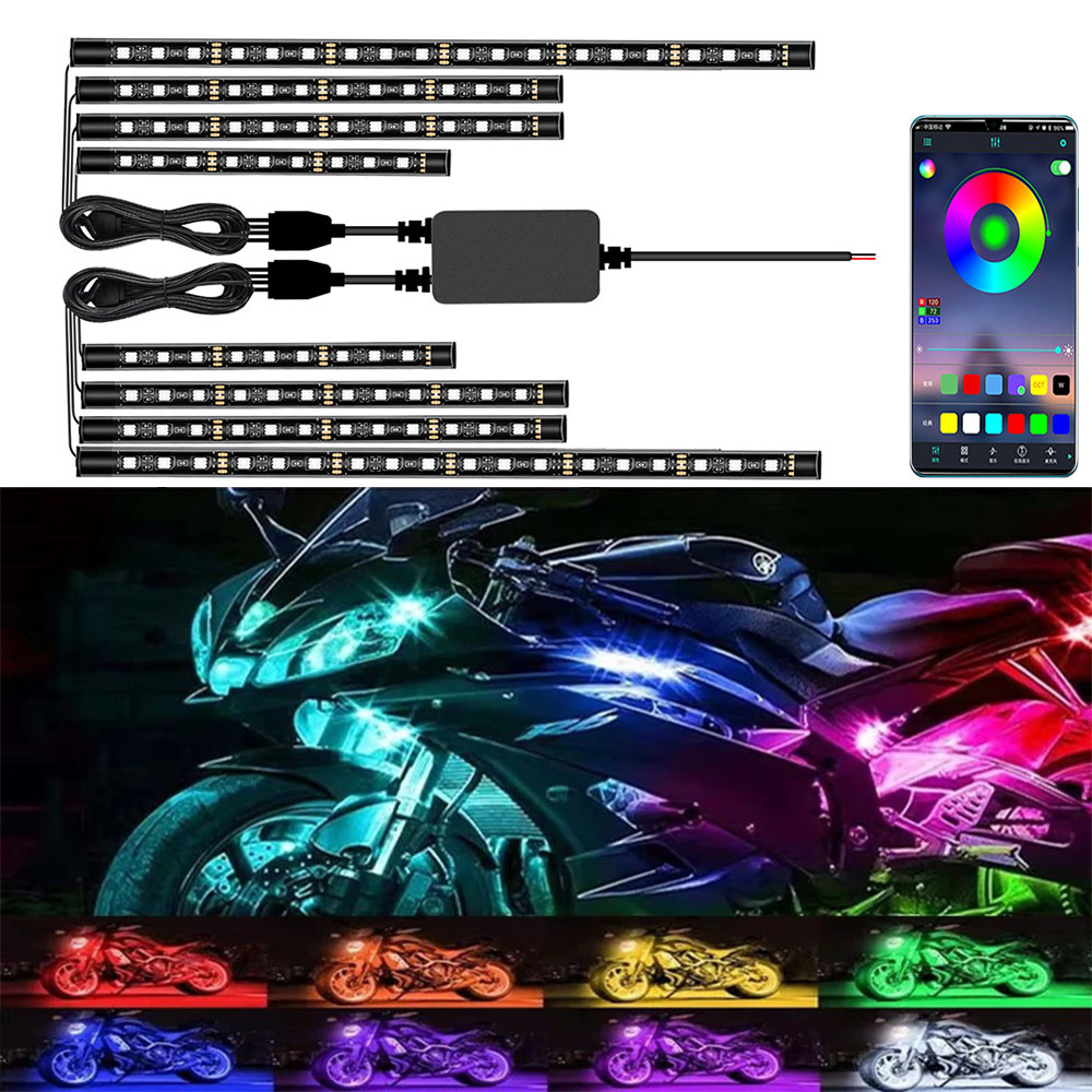 Rgb Underglow Strip - Luce decorativa a LED per moto