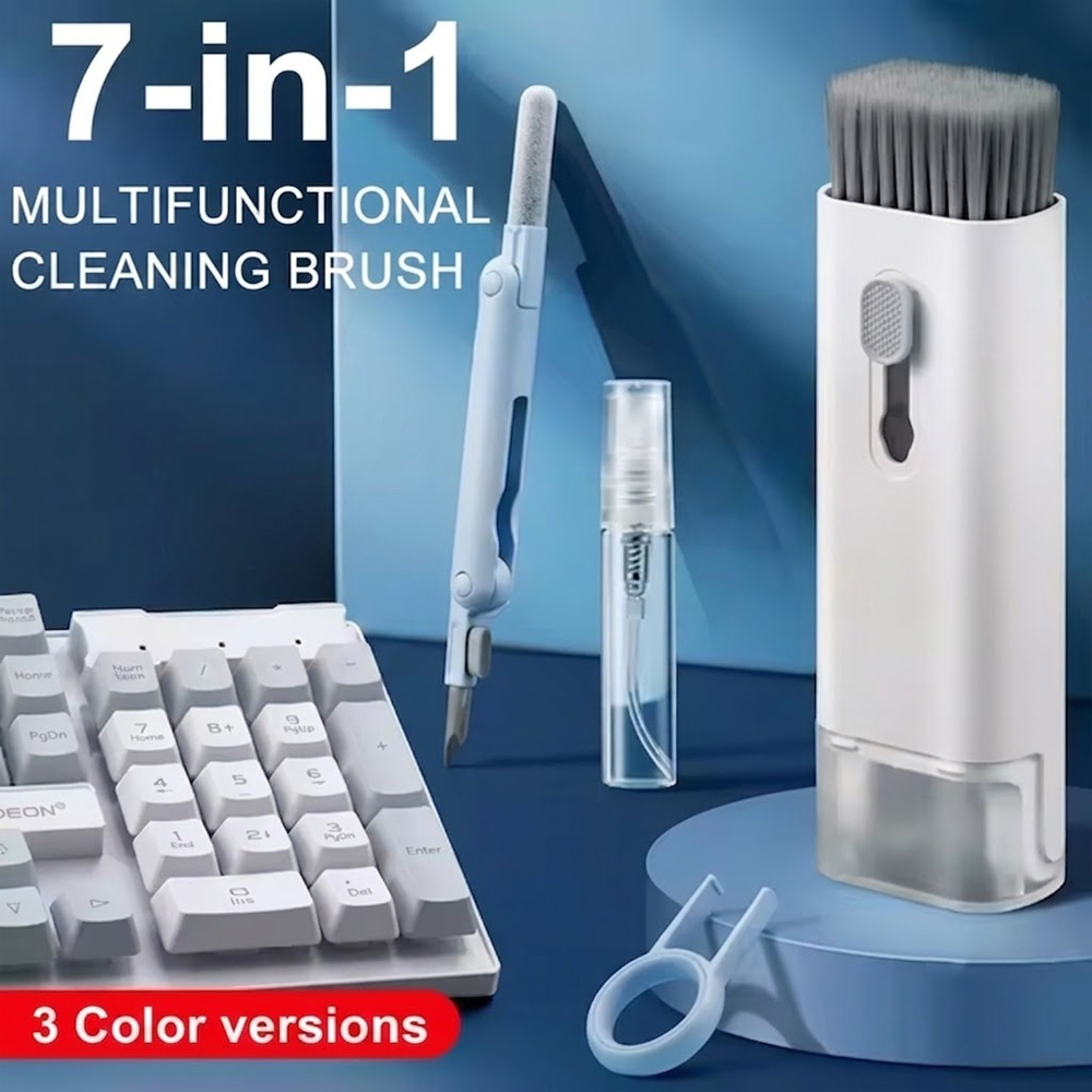 Keycap Puller Ring - Kit di Pulizia per Tastiera 7-in-1