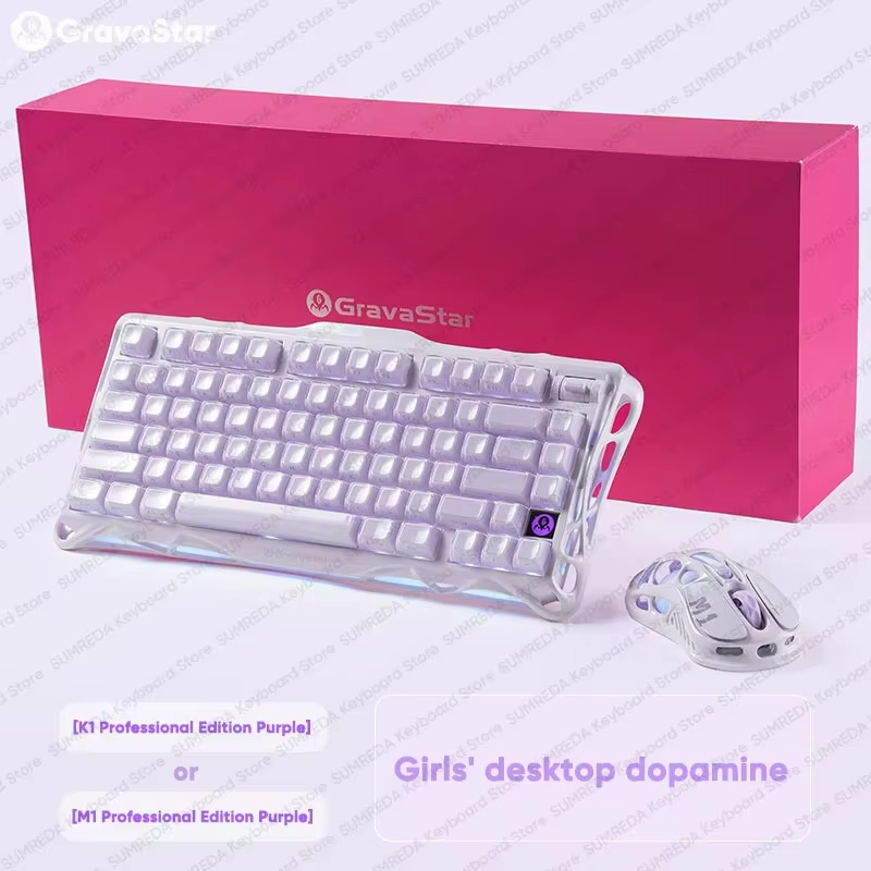 Gaming Keyboard Bluetooth - Mouse wireless GravaStar M1 M2 o