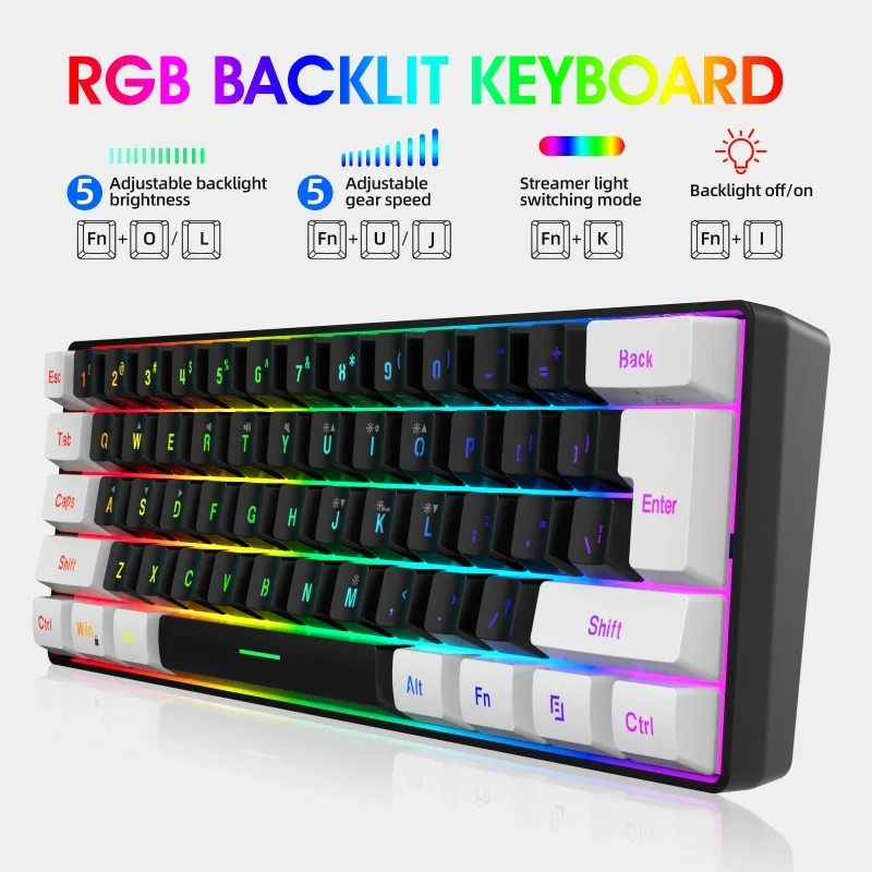 Kit Combo Tastiera e Mouse 60% - Gaming Keyboard Mouse Set recensione e prezzo