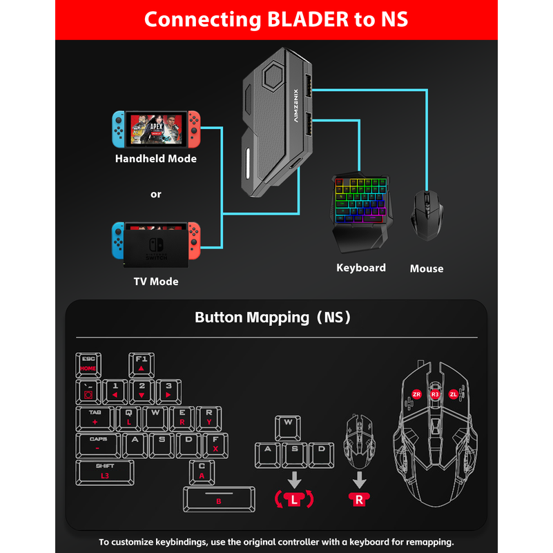 Convertitore per Console di Gi - Gaming Keyboard And Mouse For Xbox recensione e prezzo