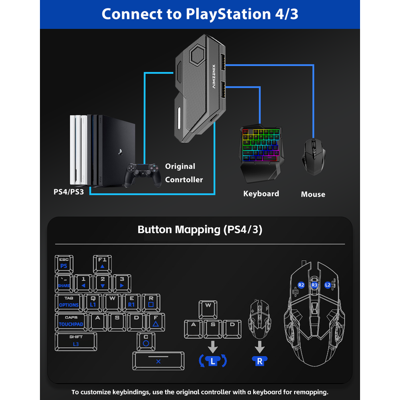 Convertitore per Console di Gi - Gaming Keyboard And Mouse For Xbox recensione e prezzo