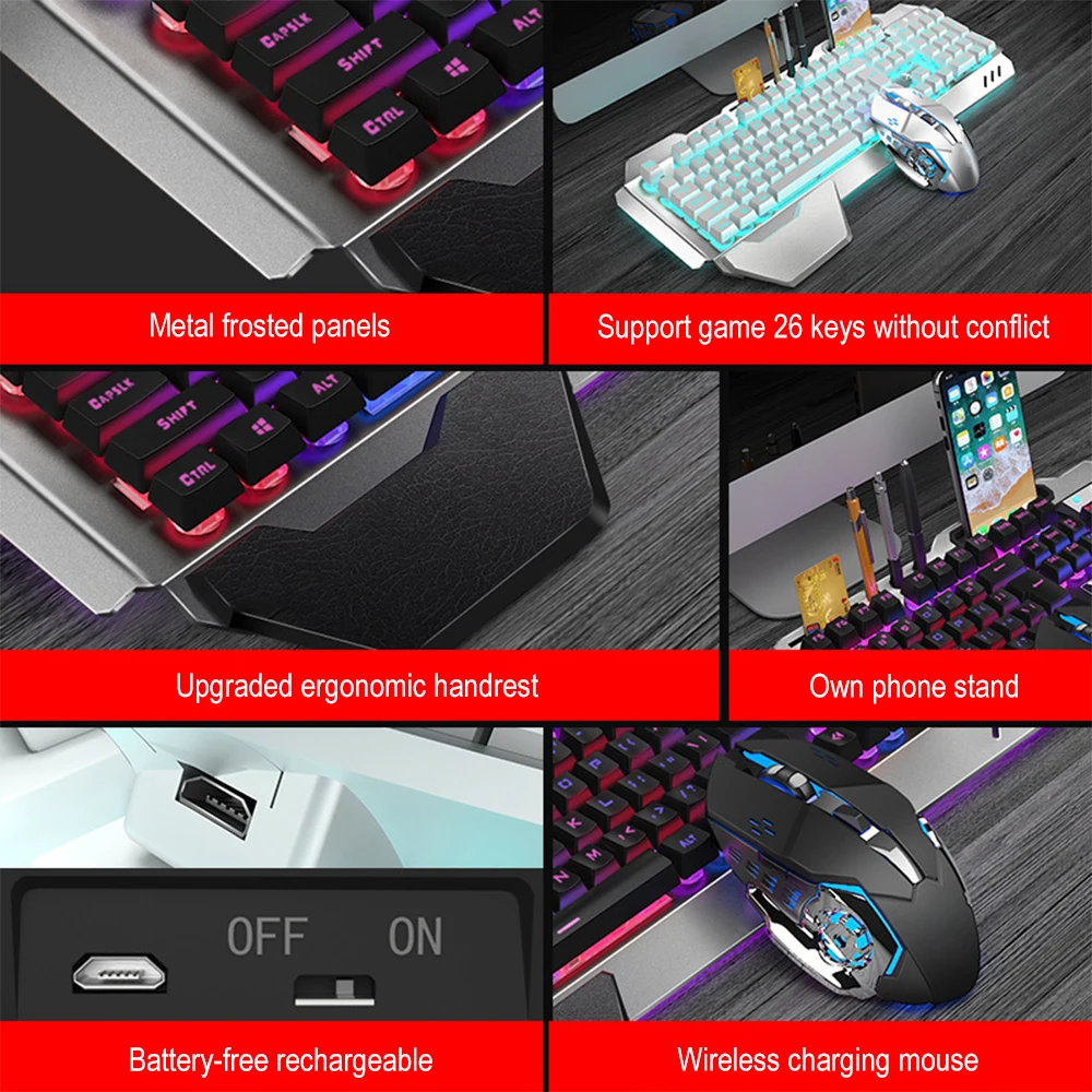 K680 ricaricabile 2.4G wireles - Gaming Keyboard Mini recensione e prezzo