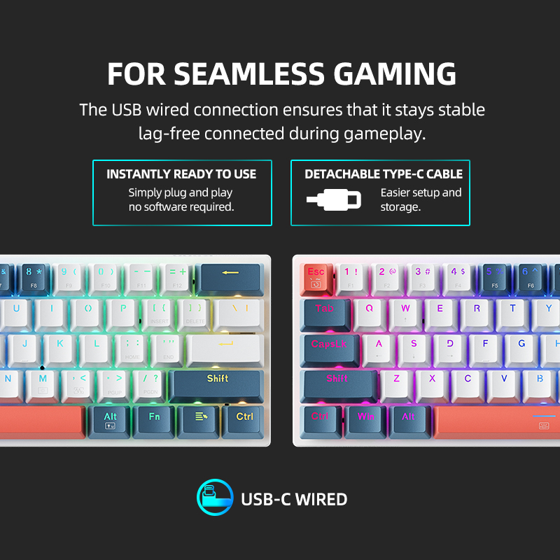 K500-B61 Machenike Mini Keybao - Gaming Keyboard Non Mechanical recensione e prezzo