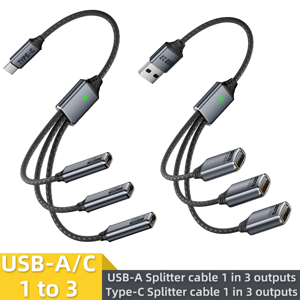 Cavo Splitter USB 1-in-3 con U - Gaming Keyboard Type C recensione e prezzo