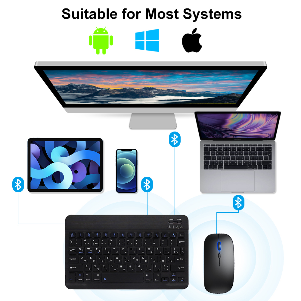 Tastiera e mouse Bluetooth per - Gaming Keyboard Ergonomics recensione e prezzo