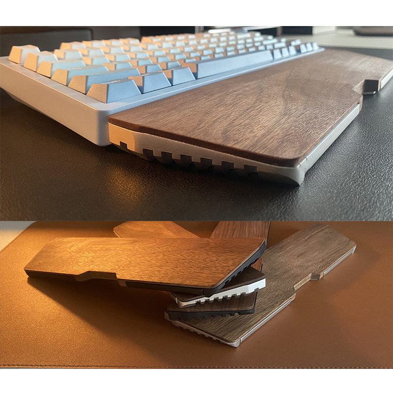 Poggiapolsi Kashcy in legno ma - Gaming Keyboard Ergonomics recensione e prezzo