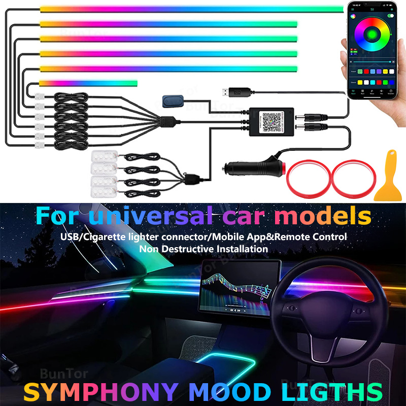 Luce ambientale per auto/Spine - Rgb Underglow Strip recensione e prezzo
