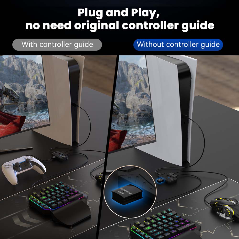 Convertitore USB Type-C per ta - Gaming Keyboard Mouse Set recensione e prezzo