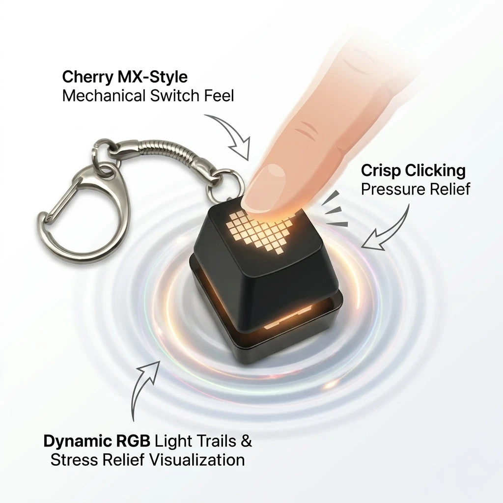 Mini tastiera RGB portachiavi, - Mechanical Switch Tester recensione e prezzo