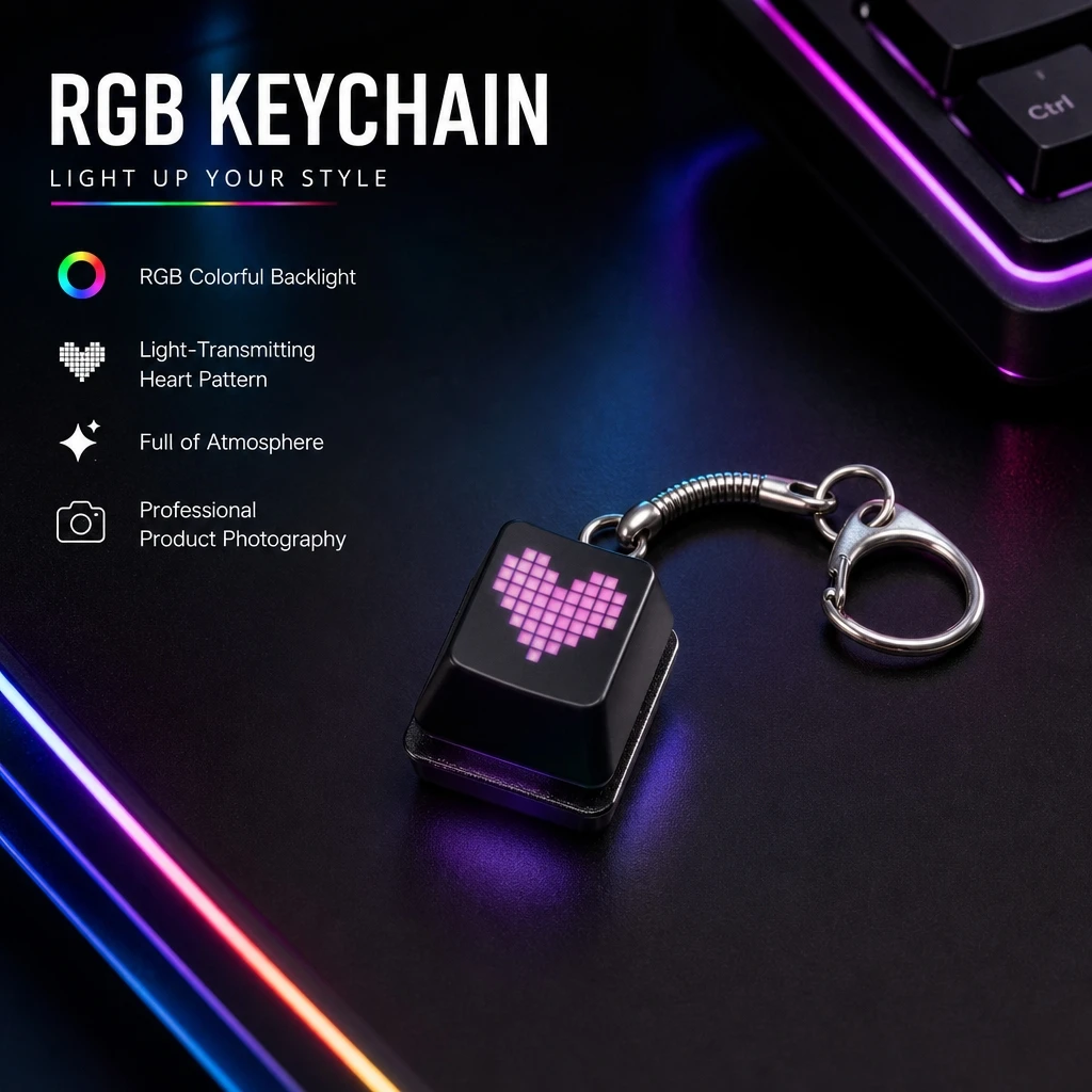 Mini tastiera RGB portachiavi, - Mechanical Switch Tester recensione e prezzo