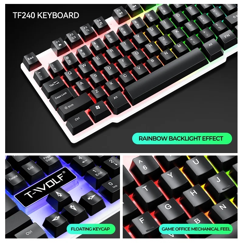 NUOVO Set Gaming 4 in 1 con Ta - Gaming Keyboard Mouse Set recensione e prezzo