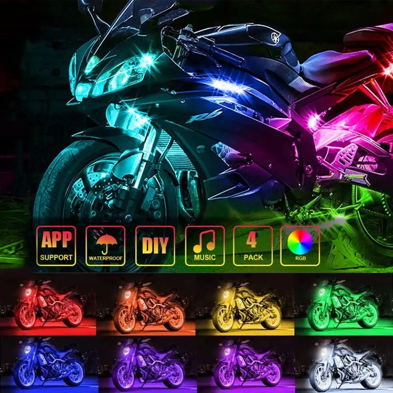 Luce decorativa a LED per moto - Rgb Underglow Strip recensione e prezzo