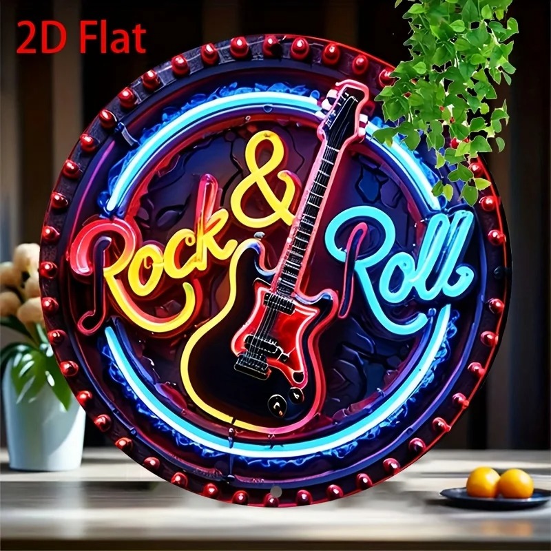 Insegna al Neon Vintage Rock,  - Brass Weight Plate recensione e prezzo