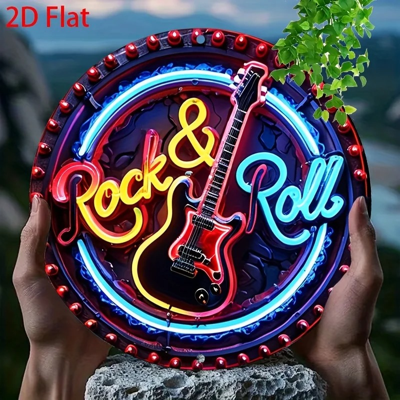 Insegna al Neon Vintage Rock,  - Brass Weight Plate recensione e prezzo