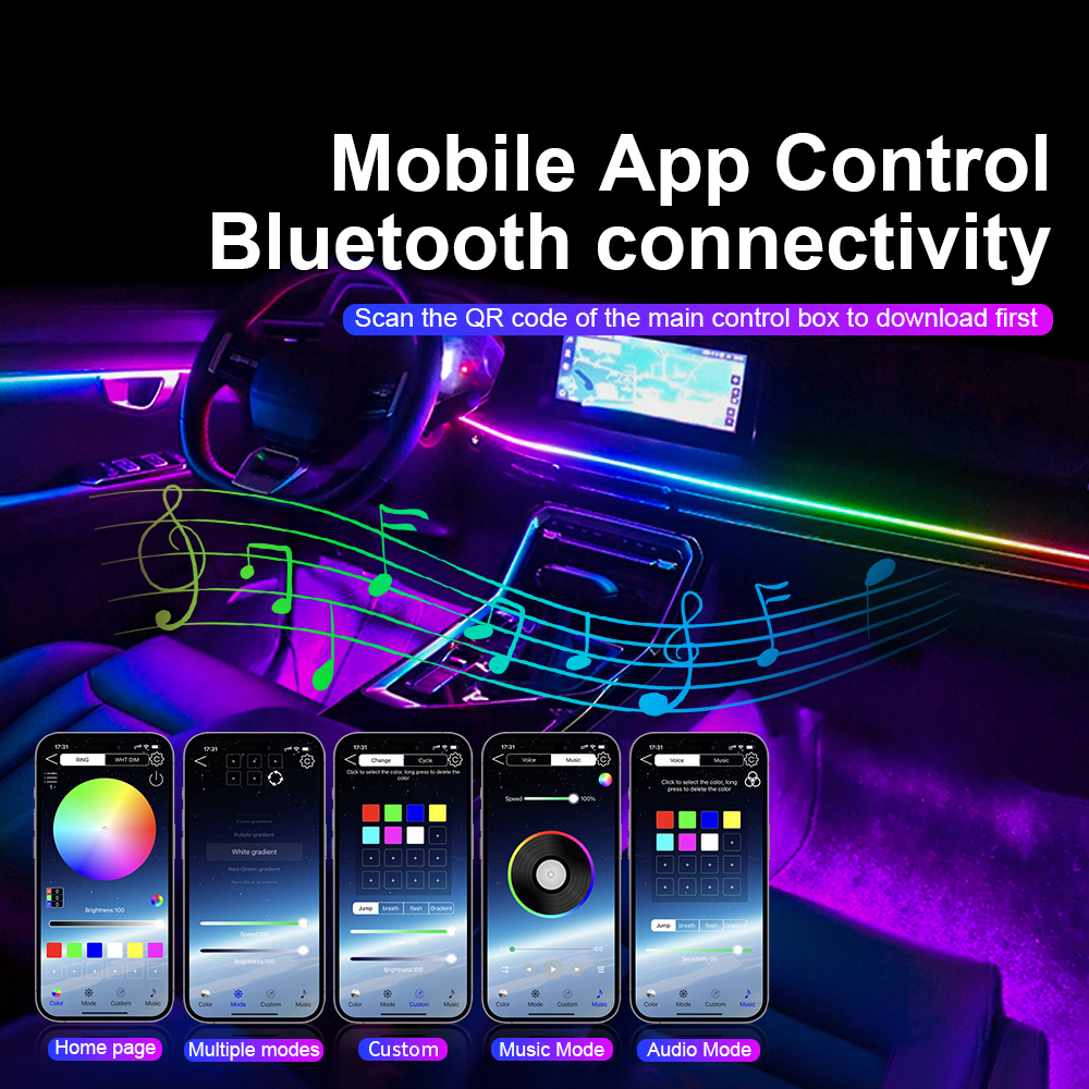 Luce ambientale universale per - Rgb Underglow Strip recensione e prezzo