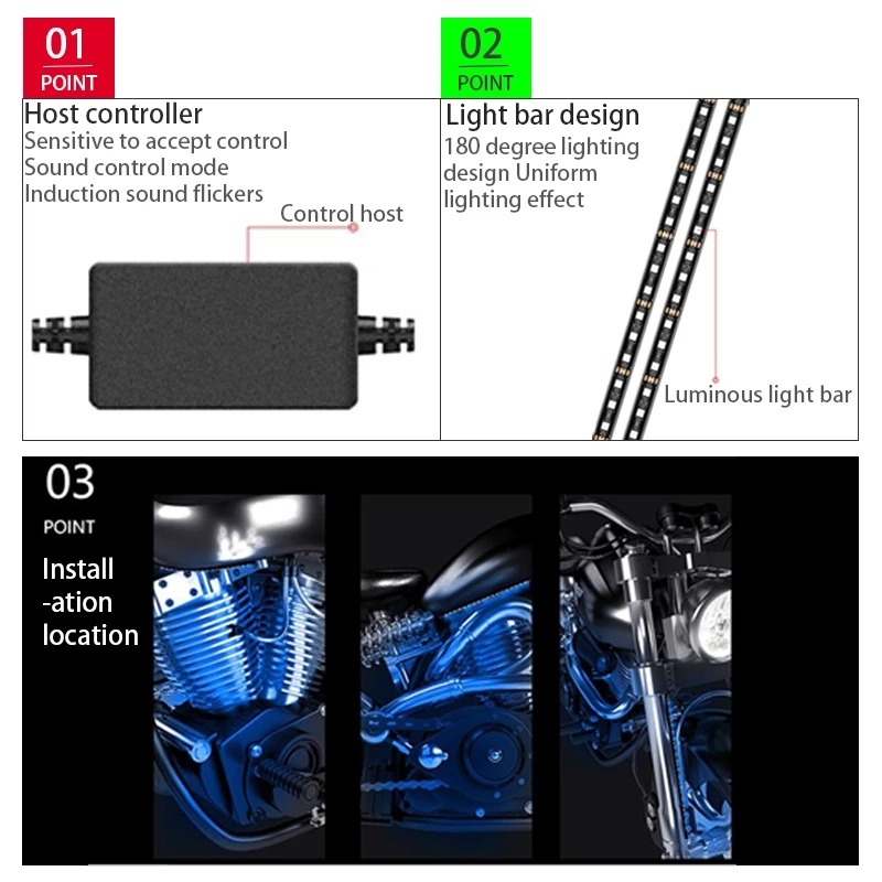 Striscia di luce ambientale de - Rgb Underglow Strip recensione e prezzo